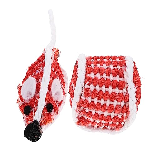ERINGOGO 1 Satz Spielzeugmaus Kätzchen-verfolgungsspielzeug Katzenprodukte Kätzchen Katzenspielzeug Katzenbedarf Katze Wohnungskatzen Katze Kauert Sisal ERINGOGO 1 Satz Spielzeugmaus Kätzchen-verfolgungsspielzeug Katzenprodukte Kätzchen Katzenspielzeug Katzenbedarf Katze Wohnungskatzen Katze Kauert Sisal von ERINGOGO