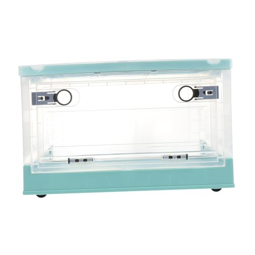 ERINGOGO 1 Satz Terrarium Hamster käfig Hamster cage Nagetierbehausung Hamsterkäfige großer Hamsterkäfig klein meerschweinchen käfig Zusammenklappbarer Igelkäfig Igel Inkubator Plastik Blue von ERINGOGO
