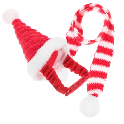 ERINGOGO 1 Set Babymütze Hundemütze Kleine Haustiere Mütze Kostüme Bühnenhundekostüm Haustierhüte Beanie Hundegeburtstagsmütze Hängematte Hund Weihnachtskostüm Plüschhase Poncho Welpen von ERINGOGO