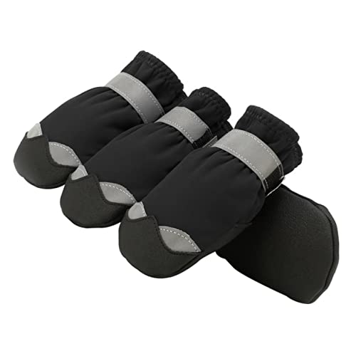 ERINGOGO 1 Set wasserdichte Haustierschuhe Für Große Hunde Greiferstiefel Wasserdichter Pfotenschutz Für Kleine Hunde Mit Undurchlässigen Schneestiefeln Für Haustiere Rutschfester von ERINGOGO