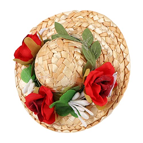 ERINGOGO 1 Stück Blumenhut Hundemütze Haustierhundhut gestrickt Hasenmütze Hüte für Katzen Mini Kopfbedeckung für Haustiere Haustierhut PET Stroh gewebte Kappe Bambus ERINGOGO 1 Stück Blumenhut Hundemütze Haustierhundhut gestrickt Hasenmütze Hüte für Katzen Mini Kopfbedeckung für Haustiere Haustierhut PET Stroh gewebte Kappe Bambus von ERINGOGO