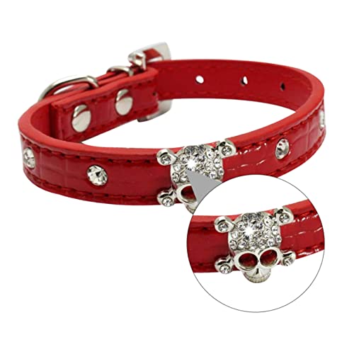 ERINGOGO 1 Stück Halloween Haustierhalsband Hundehalsbänder Union Tag Haustiere Hunde Halloween Kostüm Kleiner Stop Jack Strass Halloween Haustier Halskette Goth LED von ERINGOGO