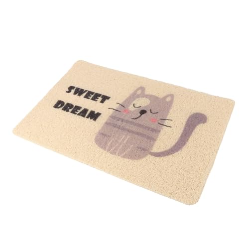 ERINGOGO 1 Stück Haustier Katzentoilette große Katzenstreumatte Kissen Katzenzubehör für Wohnungskatzen Futtermatte für Hundefutter Futtermatte für Haustierfutter PVC Beige ERINGOGO 1 Stück Haustier Katzentoilette große Katzenstreumatte Kissen Katzenzubehör für Wohnungskatzen Futtermatte für Hundefutter Futtermatte für Haustierfutter PVC Beige von ERINGOGO