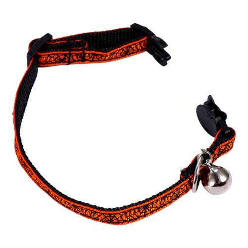 ERINGOGO 1 Stück Katzenhalsband Extra Klein Erkennungsmarken Haustierhalsbänder Hundehalsband Für Kleine Hunde Kleines Hundehalsband Hundehalsbänder Nietenkleid Hunde Halloween von ERINGOGO