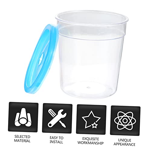 ERINGOGO Reptilien Futterbox Kleiner Aus Transparentem Kunststoff Für Betta Fische Quallen Und Schildkröten Mit Luftlöchern Und Deckel Einfach Zu Reinigen Und Für Eidechsen Und von ERINGOGO