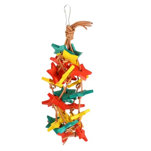 ERINGOGO 1stück Vogel Kauspielzeug Aus Sicheres Und Langlebiges Spielzeug Für Papageien Und Vögel Zum Kauen Schwingen Und Spielen Für Käfige Und Vogelspielplätze von ERINGOGO