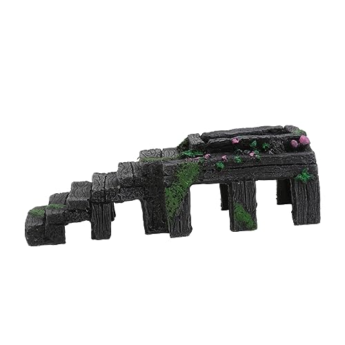 ERINGOGO 1 Stück Schildkrötenterrasse Aquariumbrücke Outdoor Aquarium Schildkrötenbecken Unterschlupf Für Aquarien Garnelen Schildkrötenplattform Aquariumtunnel Aquarium von ERINGOGO