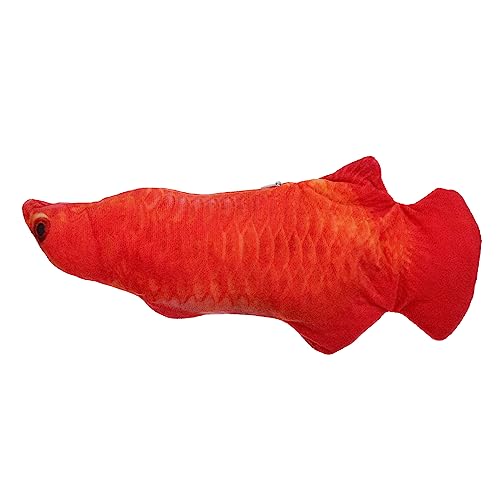 ERINGOGO 1 Stück Simuliertes Fischspielzeug Diskette floppen schlaffer Fisch anregend Simulation Roboterfisch für Katzen Katzenfischspielzeugwasser Wels kurzer Plüsch rot ERINGOGO 1 Stück Simuliertes Fischspielzeug Diskette floppen schlaffer Fisch anregend Simulation Roboterfisch für Katzen Katzenfischspielzeugwasser Wels kurzer Plüsch rot von ERINGOGO