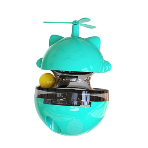 ERINGOGO 1 Stück Tumbler Futterleckspielzeug Selbstrollender Ball Katzenspielzeug Katzenspielzeug Kätzchenspielzeug Katzenballspielzeug Indoor Geburtstag Katzenpuzzle Futterspender von ERINGOGO