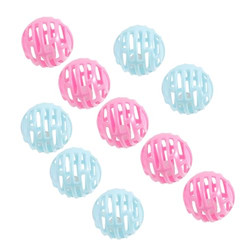 ERINGOGO 10 Stück Kätzchen Ball Kauspielzeug für Katzen Sortiert klein Kätzchen Glockenkugeln klimpern Katzenkratzspielzeug für drinnen Haustierspielzeug Plastik Zufällige Farbe ERINGOGO 10 Stück Kätzchen Ball Kauspielzeug für Katzen Sortiert klein Kätzchen Glockenkugeln klimpern Katzenkratzspielzeug für drinnen Haustierspielzeug Plastik Zufällige Farbe von ERINGOGO