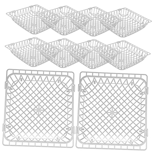 ERINGOGO 10stücke Taubenbrutnest Aus Kunststoff Wiederverwendbar Und Langlebig Für Taubenkäfige Installieren Und Robust Zum Brüten Und Ausruhen Im Lieferumfang Enthalten von ERINGOGO