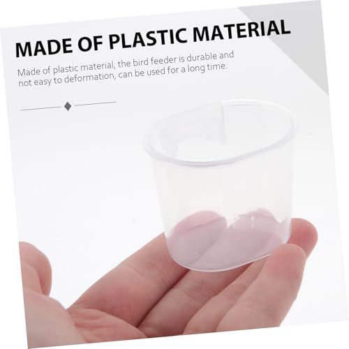 ERINGOGO 10 Stück Teiliges Kleines Vogelfutternapf Papageien Praktisch zum Aufhängen Einfach zu Reinigen Futterfest Geeignet für Käfige für Futter Wasserversorgung Junger Vögel ERINGOGO 10 Stück Teiliges Kleines Vogelfutternapf Papageien Praktisch zum Aufhängen Einfach zu Reinigen Futterfest Geeignet für Käfige für Futter Wasserversorgung Junger Vögel von ERINGOGO