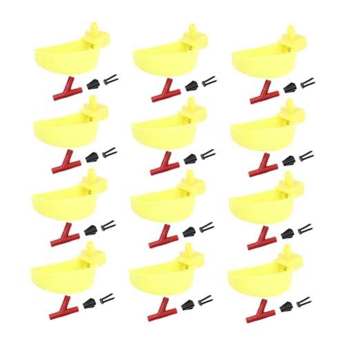 ERINGOGO 12 Stück Teiliges Automatisches Trinkschalen für Vögel und Tauben Großes Gelbes Kunststoff Wassernapf Accessoire Linksseitig Montierbar Geeignet für Käfige von Zufällige Farbe ERINGOGO 12 Stück Teiliges Automatisches Trinkschalen für Vögel und Tauben Großes Gelbes Kunststoff Wassernapf Accessoire Linksseitig Montierbar Geeignet für Käfige von Zufällige Farbe von ERINGOGO