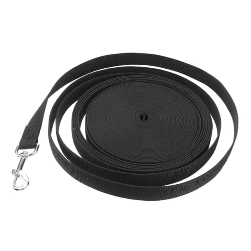 ERINGOGO 15M Hundetraining Leine Schwarze Haustier Trainingsleine Für Obedience Training Langlebig Und Bequem Mit Schnellverschluss ERINGOGO 15M Hundetraining Leine Schwarze Haustier Trainingsleine Für Obedience Training Langlebig Und Bequem Mit Schnellverschluss von ERINGOGO