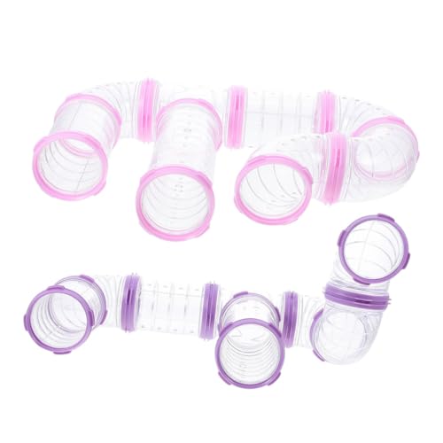 ERINGOGO 16 Stück Teiliges DIY Hamster Röhrenset Robustes Außentunnel für Kleine Tiere Einfach zu Reinigen Fördert Bewegung und Räumliches Denken Kompatibel mit Verschiedenen Käfigen ERINGOGO 16 Stück Teiliges DIY Hamster Röhrenset Robustes Außentunnel für Kleine Tiere Einfach zu Reinigen Fördert Bewegung und Räumliches Denken Kompatibel mit Verschiedenen Käfigen von ERINGOGO