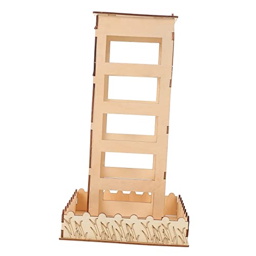 ERINGOGO 1Pc Kaninchen Fütterung Werkzeug Kaninchen Käfig Feeder Kaninchenstall Bunny Kleine Lebensmittel Für Heu Pet Supply Tier Gras Feeder Holz von ERINGOGO