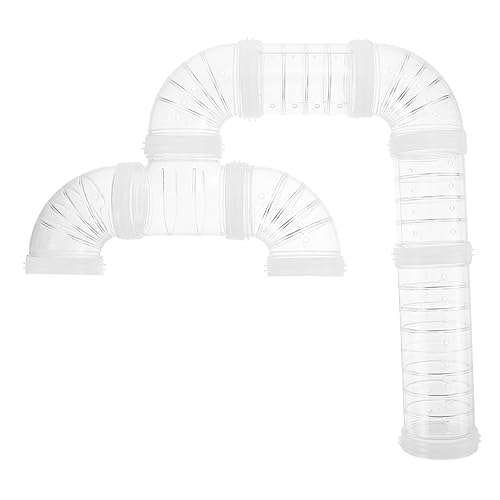 ERINGOGO 1Satz DIY Hamster Käfiglabyrinthverbinder Kunststoff Hamster Tunnel für Zwerghamster und Kleintiere zu Installieren und Vielseitig Einsetzbar Fördert die Erkundung von ERINGOGO