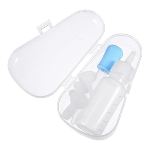 ERINGOGO 1Satz Fütterungsflasche Mit Tropfer Für Haustiere Präzise Dosierung Für Milch Für Neugeborene Katzen Und Umweltfreundliches Material Transparentes Design von ERINGOGO