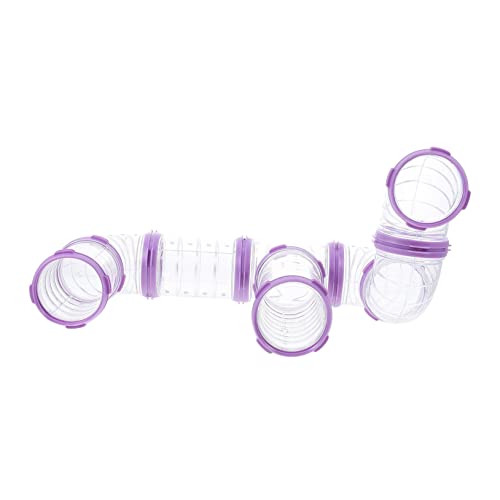ERINGOGO 1Satz Hamsterrohr Teiliges Plastik Hamster Käfig Zubehör DIY Labyrinth Tunnel Für Hamster Und Kleintiere Flexibles Und Design von ERINGOGO