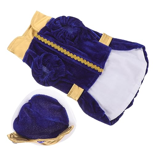 ERINGOGO 1Satz Kreatives Hundekostüm Für Halloween Haustierkleidung Mit Kopfschmuck Lustiges Outfit Für Kleine Und Katzen Für Partys Und Cosplay von ERINGOGO