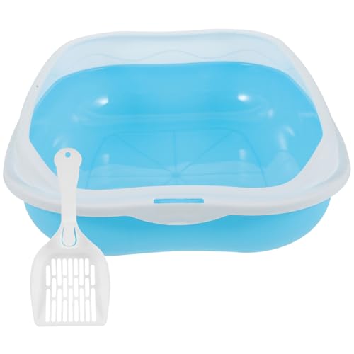 ERINGOGO 1Satz Offene Katzen Für Kätzchen Halboffene Katzentoilette Mit Abtrennbarem Design Für Training Von Katzen Und Kätzchen ERINGOGO 1Satz Offene Katzen Für Kätzchen Halboffene Katzentoilette Mit Abtrennbarem Design Für Training Von Katzen Und Kätzchen von ERINGOGO