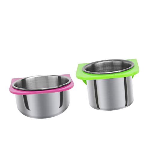 ERINGOGO 1Satz Papagei Futter Und Wasserschale Futterbecher Für Multifunktionale Futterstation Für Kleine Und Große Papageien Aus Strapazierfähigem Material ERINGOGO 1Satz Papagei Futter Und Wasserschale Futterbecher Für Multifunktionale Futterstation Für Kleine Und Große Papageien Aus Strapazierfähigem Material von ERINGOGO