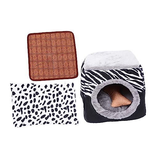 ERINGOGO 1Satz Pet Cat House Capsule for All Piece with Summer Mat Blanket and Toy Comfortable Non Slip Design for Cats Present for Cat Owners ERINGOGO 1Satz Pet Cat House Capsule for All Piece with Summer Mat Blanket and Toy Comfortable Non Slip Design for Cats Present for Cat Owners von ERINGOGO