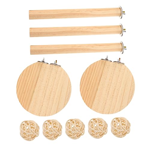 ERINGOGO 1satz Hamster Stehplattform Aus Holz Spielzeug Für Kleintiere Runde Sprungbretter Für Squirrel Cage Zubehör Teiliges von ERINGOGO