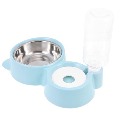 ERINGOGO 1Stück Automatische Haustierfutter Und Wasserschale Aus Futterspender Mit Katzenfreundlichem Design rutschfest Reinigen Für Katzen Und Kleine von ERINGOGO