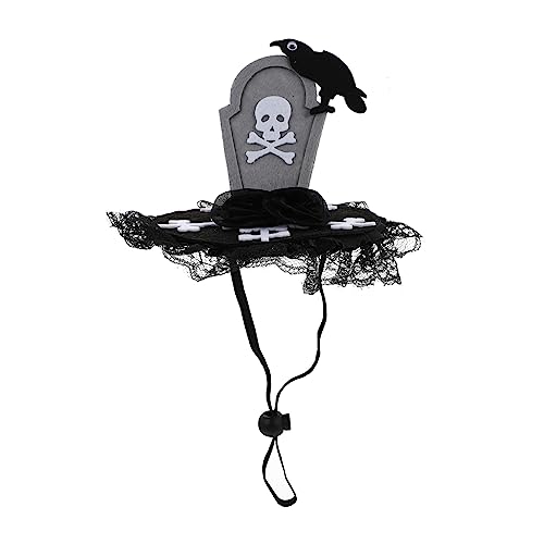 ERINGOGO 1Stück Entzückender Halloween Haustierhut Für Katzen Lustiger Kopfschmuck Mit Elastischem Band Für Partys Und Fotografie Perfektes Accessoire Für Feiertagsfeiern von ERINGOGO