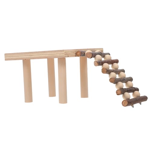 ERINGOGO 1stück Hamster Käfig Spielzeug Aus Holz Kletterleiter Plattform Für Hamster Und Nager Langlebig Fördert Bewegung Koordination Installieren ERINGOGO 1stück Hamster Käfig Spielzeug Aus Holz Kletterleiter Plattform Für Hamster Und Nager Langlebig Fördert Bewegung Koordination Installieren von ERINGOGO