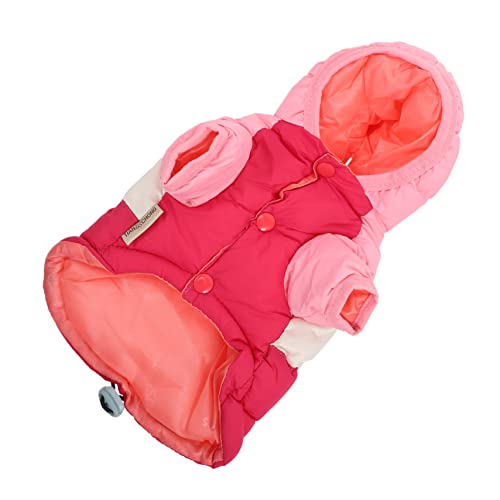 ERINGOGO Wintermantel für Hunde Warmer Hundemantel aus Daunenbaumwolle Komfortable Hundebekleidung Atmungsaktiv für Kleine Hunde Einfach Anzuziehen für Winter von ERINGOGO