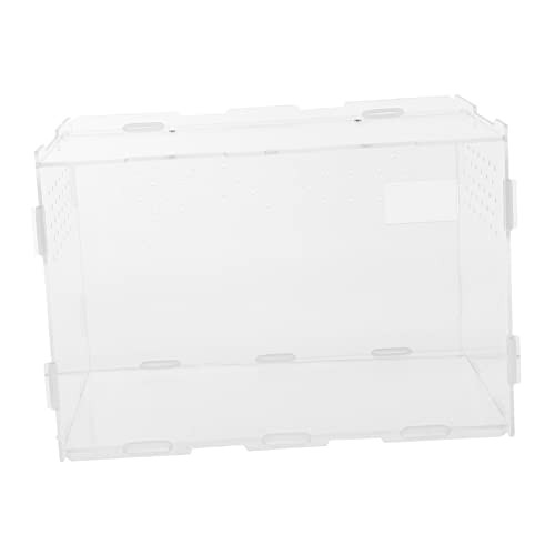 ERINGOGO 1Stück Reptilienbox Klarer Lebensraum für Spinnen Eidechsen und Kleine Fütterungsbox Zucht und Haltung ERINGOGO 1Stück Reptilienbox Klarer Lebensraum für Spinnen Eidechsen und Kleine Fütterungsbox Zucht und Haltung von ERINGOGO