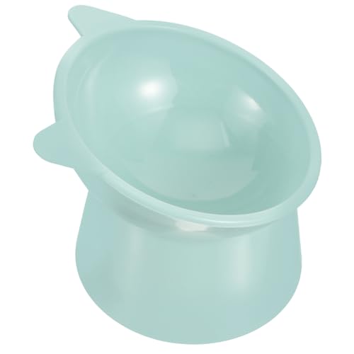 ERINGOGO 1Stück Schräger Haustier Fressnapf Mit Nackenstütze Futterschale Für Katzen Und Hunde Hellgrün rutschfest Für Wasser Und Futter Ergonomisches Design Für Gesundes von ERINGOGO