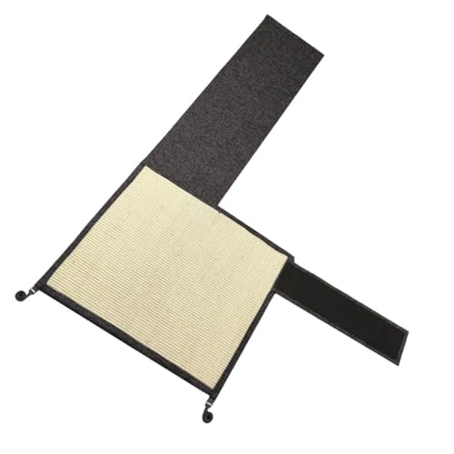 ERINGOGO 1Stück Sisal Kratzmatte Für Katzen Kratzbrett Katzenmöbel Schutzmatte Strapazierfähige Katzen Kratzunterlage Als Katzenzubehör Für Sofa Und Möbel Tiefgrau von ERINGOGO