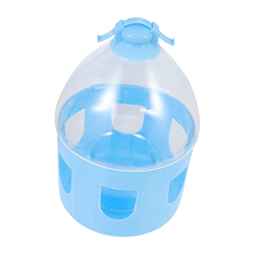 ERINGOGO 1Stück Wasserspender Für Transparente Trinkflasche Für Tauben Und Papageien Stabiler Wasserkocher Mit Sichtfenster Für Längere Wasserversorgung Für Kleine Haustiere von ERINGOGO