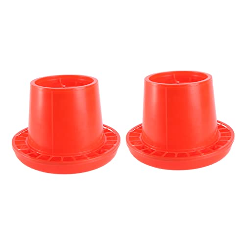 ERINGOGO 2 STÜCK Kükenfütterungsbehälter Multifunktionale Futterkübel für Küken Geflügel und Wachteln Orange Einfach zu Reinigen und Langlebig ERINGOGO 2 STÜCK Kükenfütterungsbehälter Multifunktionale Futterkübel für Küken Geflügel und Wachteln Orange Einfach zu Reinigen und Langlebig von ERINGOGO
