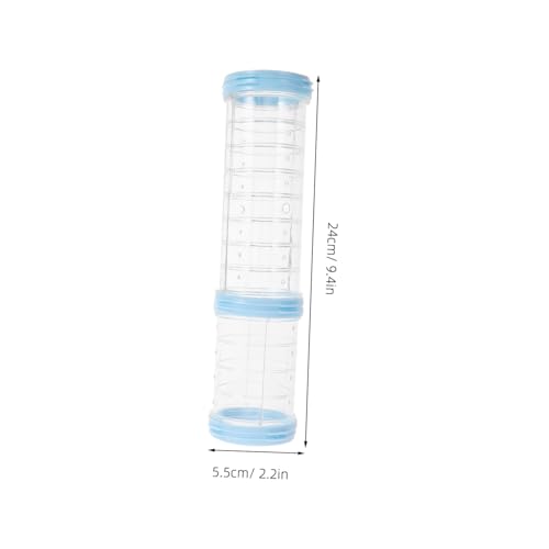ERINGOGO 2 Sätze Hamster Transparent DIY Verbindungstunnel Käfig Zubehör für Hamster Meerschweinchen Igel Robustes Material Erweiterbar Fördert Bewegung und Erkundung von ERINGOGO