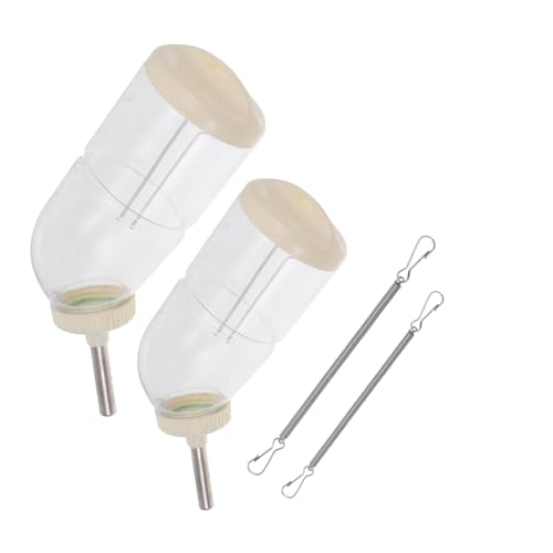 ERINGOGO 2 Stück Auslaufsichere Haustier Trinkflaschen für Kaninchen und Kleintiere Langlebiger Wasserspender mit Einfachem Design und Praktische Installation für Chinchilla ERINGOGO 2 Stück Auslaufsichere Haustier Trinkflaschen für Kaninchen und Kleintiere Langlebiger Wasserspender mit Einfachem Design und Praktische Installation für Chinchilla von ERINGOGO