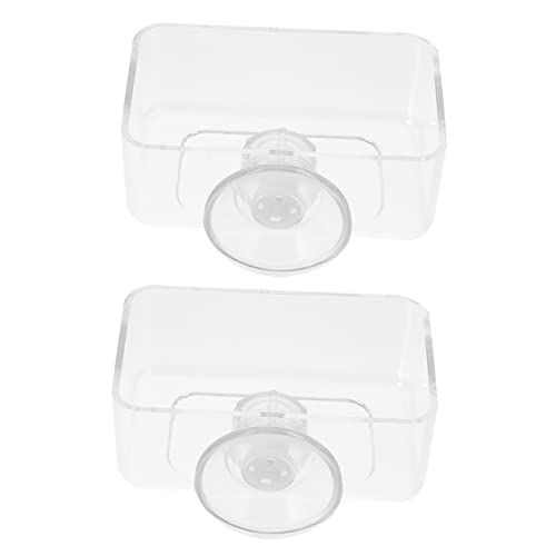 ERINGOGO 2 Stück Fütterungskreis Aquarien Schwimmend Neues Aquarium Aquarium Kreis Quadrat Für Acryl Fischfutterspender Fischfutterkreis Aquarium Feeder Fischfütterungsring von ERINGOGO