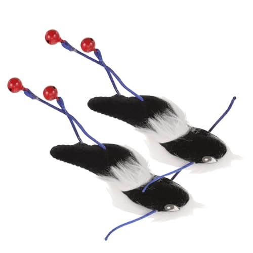 ERINGOGO 2 Stück Glockenkatze Plüsch Zeiger Teaser Haustier Katzenspielzeug Kätzchen Drinnen Kätzchen Katzenminze Kätzchen Indoor-katzenstock Zufällige Farbe ERINGOGO 2 Stück Glockenkatze Plüsch Zeiger Teaser Haustier Katzenspielzeug Kätzchen Drinnen Kätzchen Katzenminze Kätzchen Indoor-katzenstock Zufällige Farbe von ERINGOGO