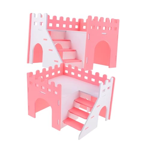 ERINGOGO 2 Stück Hamster Versteck Villa mit Kletterleiter Langlebiges Kleintierhaus für Hamster Meerschweinchen Ratten Ruhiger Rückzugsort und Spielplatz Privater Rückzugsbereich für ERINGOGO 2 Stück Hamster Versteck Villa mit Kletterleiter Langlebiges Kleintierhaus für Hamster Meerschweinchen Ratten Ruhiger Rückzugsort und Spielplatz Privater Rückzugsbereich für von ERINGOGO