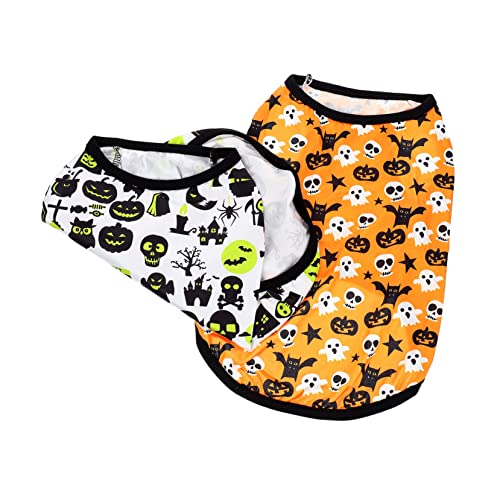 ERINGOGO 2 Stück Haustier-Pullover Haustierweste Zubehör für Halloween-Haustierkostüme Welpenweste Kleidung für Haustierhunde Hunde Halloween Kostüme Hundekleidung Halloween Polyester ERINGOGO 2 Stück Haustier-Pullover Haustierweste Zubehör für Halloween-Haustierkostüme Welpenweste Kleidung für Haustierhunde Hunde Halloween Kostüme Hundekleidung Halloween Polyester von ERINGOGO