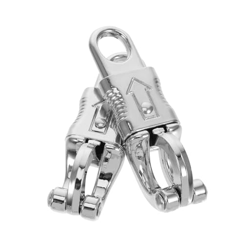 ERINGOGO 2stücke Hundeleinenclip Metallhaken Hundehalsbandschnalle Schnappclip DIY Verschluss Gepäckbeschlag Haustierhalsband Schnalle Hardware von ERINGOGO