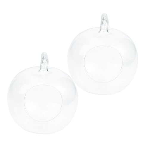 ERINGOGO 2stücke Apfel-förmiger Glas-hydrokultur-blumenvase Für Mikrolandschaften Transparentes Terrarium Für Desktop-Dekoration Und Ökologisches Zuhause ERINGOGO 2stücke Apfel-förmiger Glas-hydrokultur-blumenvase Für Mikrolandschaften Transparentes Terrarium Für Desktop-Dekoration Und Ökologisches Zuhause von ERINGOGO
