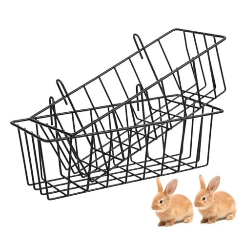 ERINGOGO 2 Stück Kaninchen Heuraufe zum Aufhängen Teiliges Dekorativer Heuhalter aus Metall für Meerschweinchen und Kleine Haustiere Leicht zu Reinigen Großer Fassungsvermögen für Käfige ERINGOGO 2 Stück Kaninchen Heuraufe zum Aufhängen Teiliges Dekorativer Heuhalter aus Metall für Meerschweinchen und Kleine Haustiere Leicht zu Reinigen Großer Fassungsvermögen für Käfige von ERINGOGO