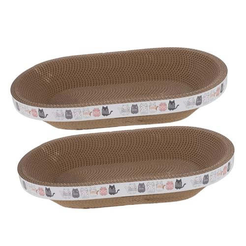 ERINGOGO 2 Stück Katzenkratzbrett Katzenstreu Katzenkratzbrett Couch Katzenkratzmatte Katzenkratzpads Katzenkratzbretter Für Hauskatzen Kratzpads Für Hauskatzen Wellpapier ERINGOGO 2 Stück Katzenkratzbrett Katzenstreu Katzenkratzbrett Couch Katzenkratzmatte Katzenkratzpads Katzenkratzbretter Für Hauskatzen Kratzpads Für Hauskatzen Wellpapier von ERINGOGO