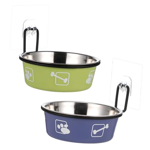 ERINGOGO 2stücke Katzenfutter Und Wassernäpfe Erhöhte Wandmontage Mit Rutschfestem Design Für Fütterung Und Verschütten Geeignet Für Kleine Wohnungen ERINGOGO 2stücke Katzenfutter Und Wassernäpfe Erhöhte Wandmontage Mit Rutschfestem Design Für Fütterung Und Verschütten Geeignet Für Kleine Wohnungen von ERINGOGO