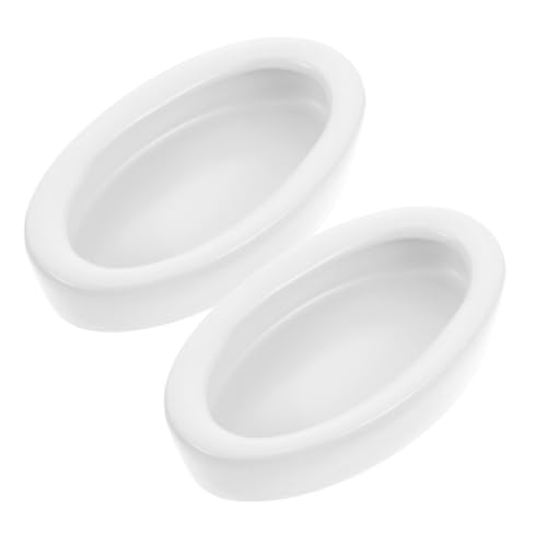 ERINGOGO 2 Stück Reptilien Futter Wassernapf aus Keramik Oval rutschfest Auslaufsicher für Echsen Geckos Schildkröten und Amphibien Langlebig und Umweltfreundlich ERINGOGO 2 Stück Reptilien Futter Wassernapf aus Keramik Oval rutschfest Auslaufsicher für Echsen Geckos Schildkröten und Amphibien Langlebig und Umweltfreundlich von ERINGOGO