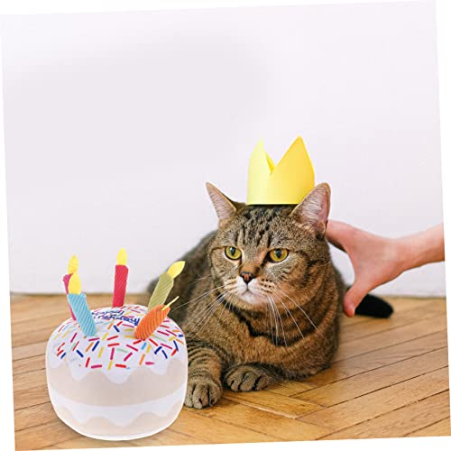 ERINGOGO 2 Stück Teiliges Katzenspielzeug Geburtstagskuchenform Interaktives Kauspielzeug für Katzen Quiekendes Plüschspielzeug zur Zahnpflege für Katzen und Kitten Leicht und Tragbar ERINGOGO 2 Stück Teiliges Katzenspielzeug Geburtstagskuchenform Interaktives Kauspielzeug für Katzen Quiekendes Plüschspielzeug zur Zahnpflege für Katzen und Kitten Leicht und Tragbar von ERINGOGO